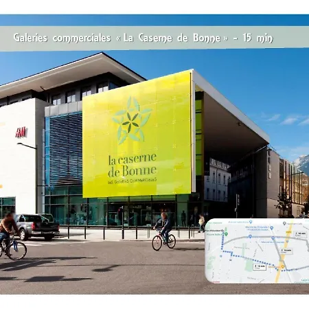 Le 62 - Spacieux T2 Avec Jardin, Parking & Tramway Grenoble Exterior photo