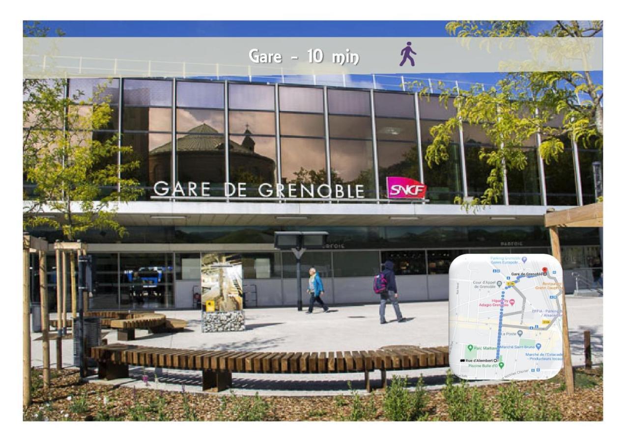 Le 62 - Spacieux T2 Avec Jardin, Parking & Tramway * Grenoble