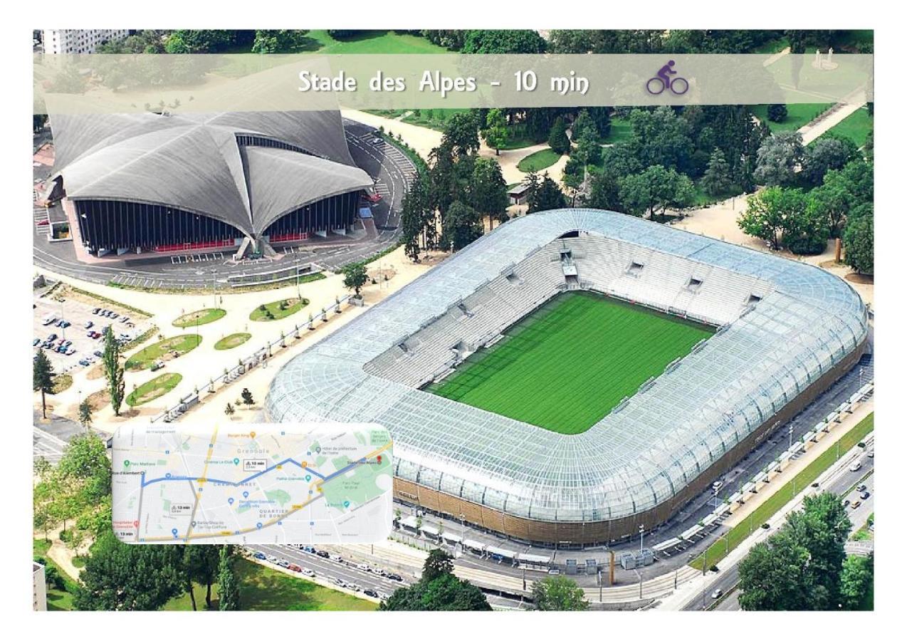 Le 62 - Spacieux T2 Avec Jardin, Parking & Tramway * Grenoble